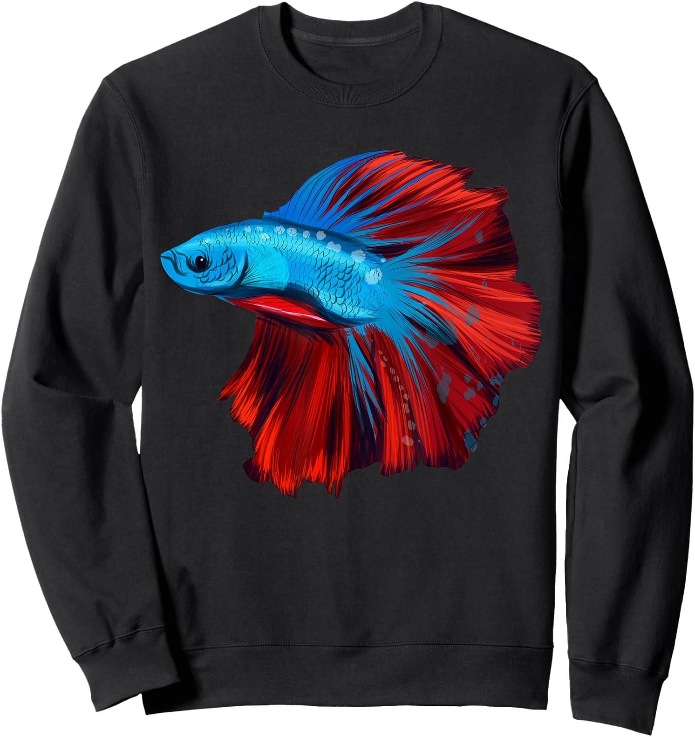 Betta Fish Lover Betta Fish Boy Betta Fish Girl Sweatshirt - Sweatshirt | Black