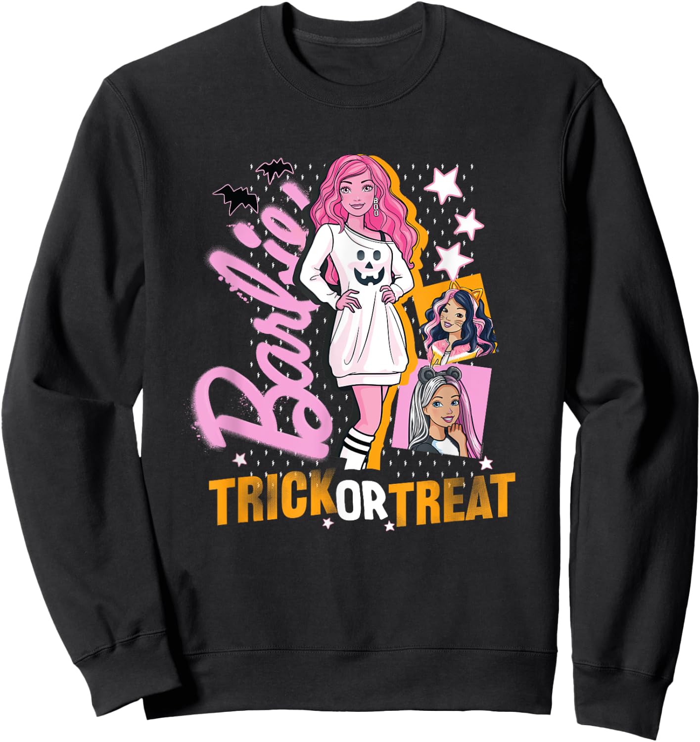 Barbie - Trick or Treat Halloween Sweatshirt - Sweatshirt | Black