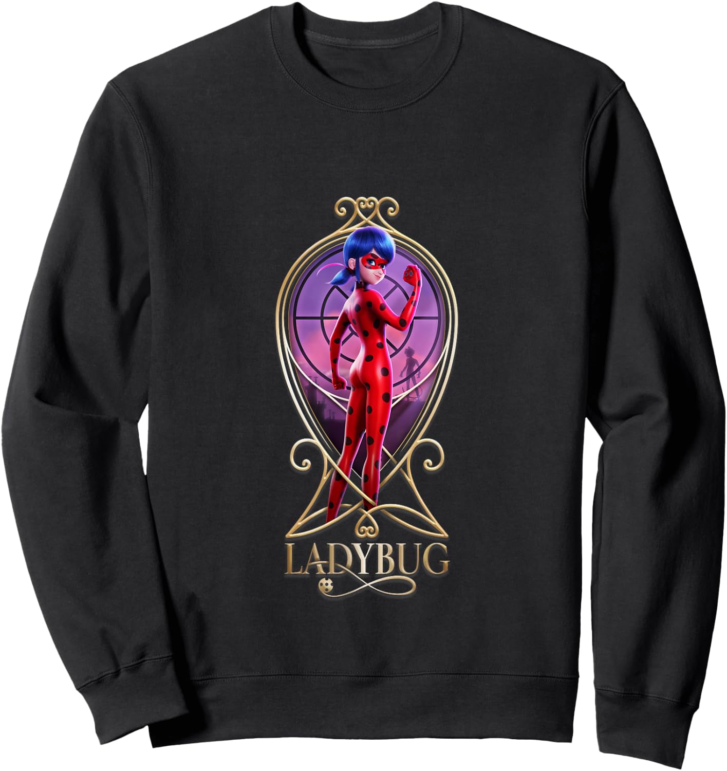 Miraculous Ladybug The Movie Ladybug big Sweatshirt - Sweatshirt | Black