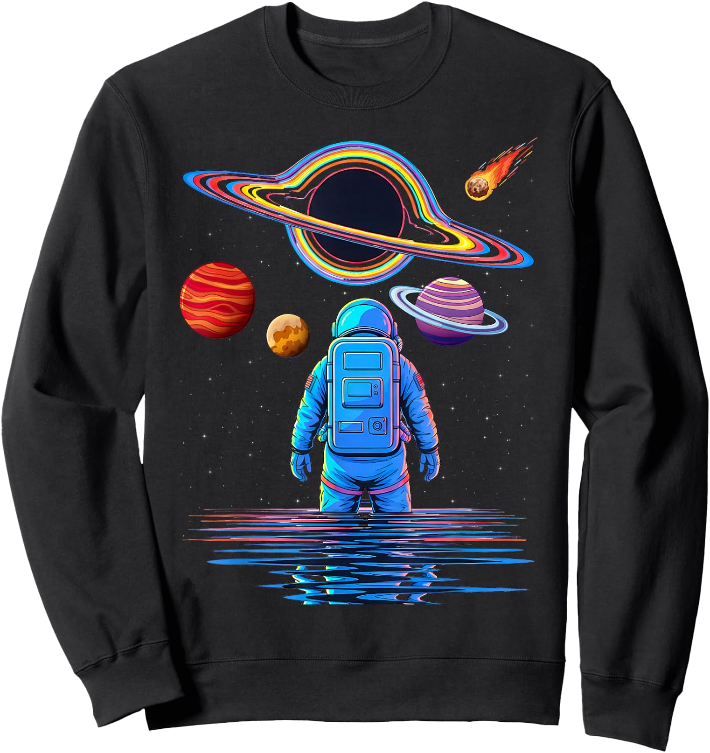 Black Hole Physics Universe Astrophysicist Astrophysics Kids Sweatshirt - Sweatshirt | Black