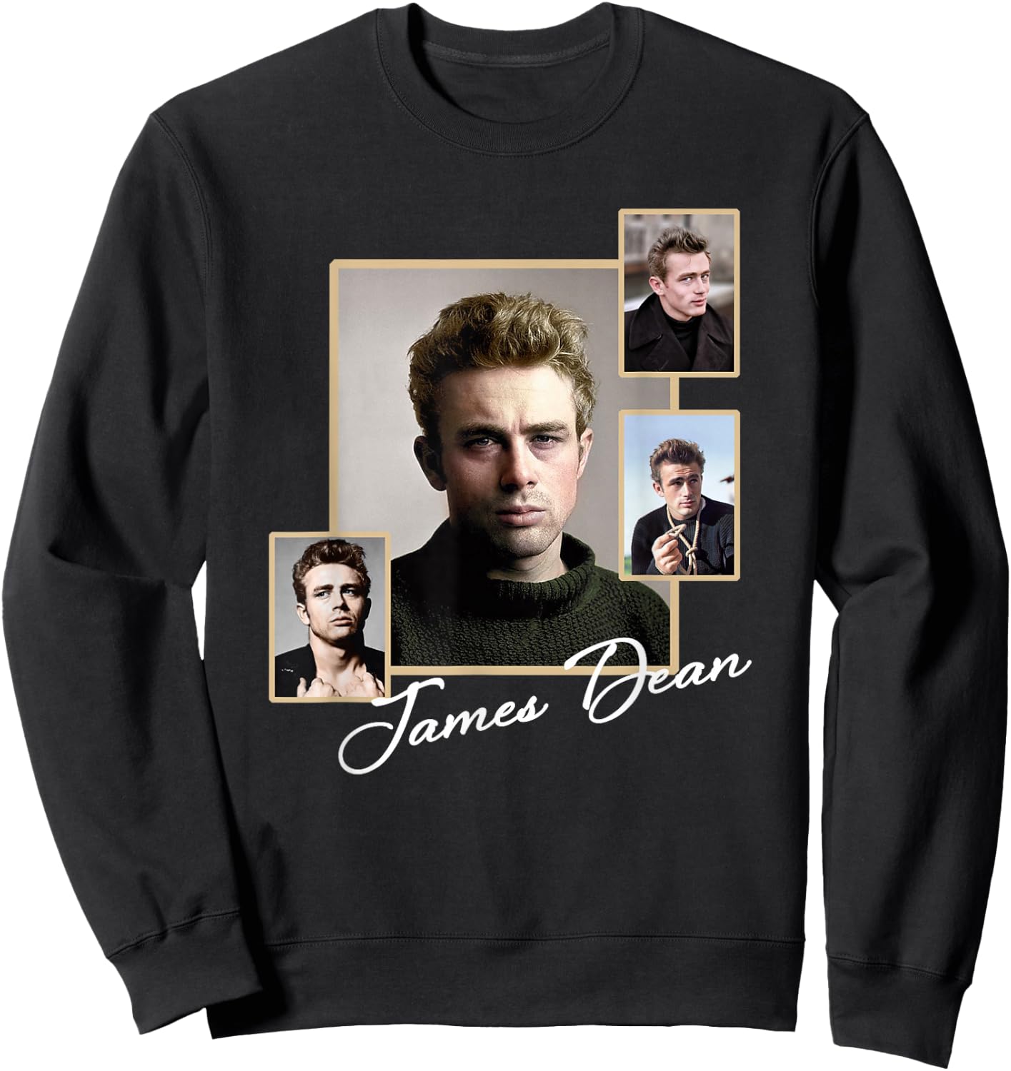 James Dean_009 Sweatshirt - Sweatshirt | Black