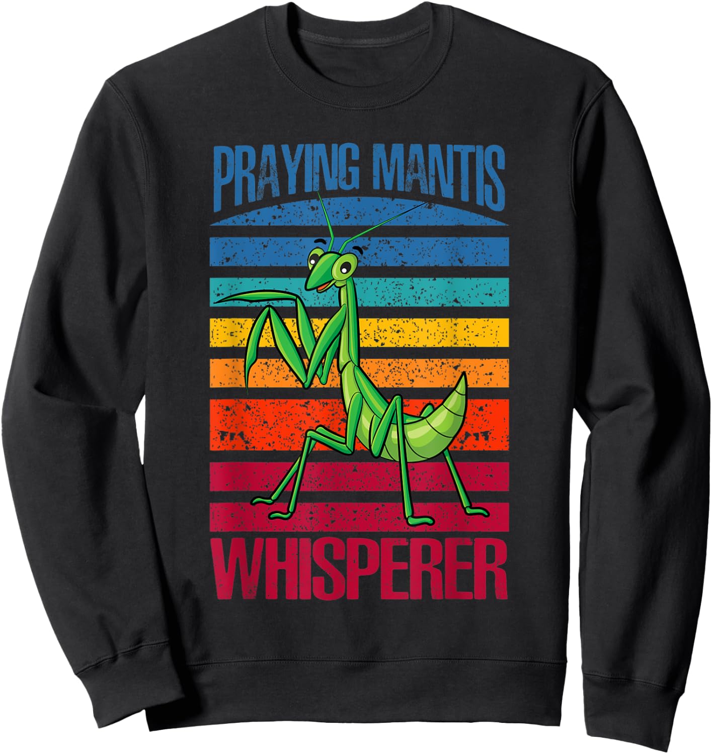 Praying Mantis Whisperer Mantis Garden Ninja Sweatshirt - Sweatshirt | Black