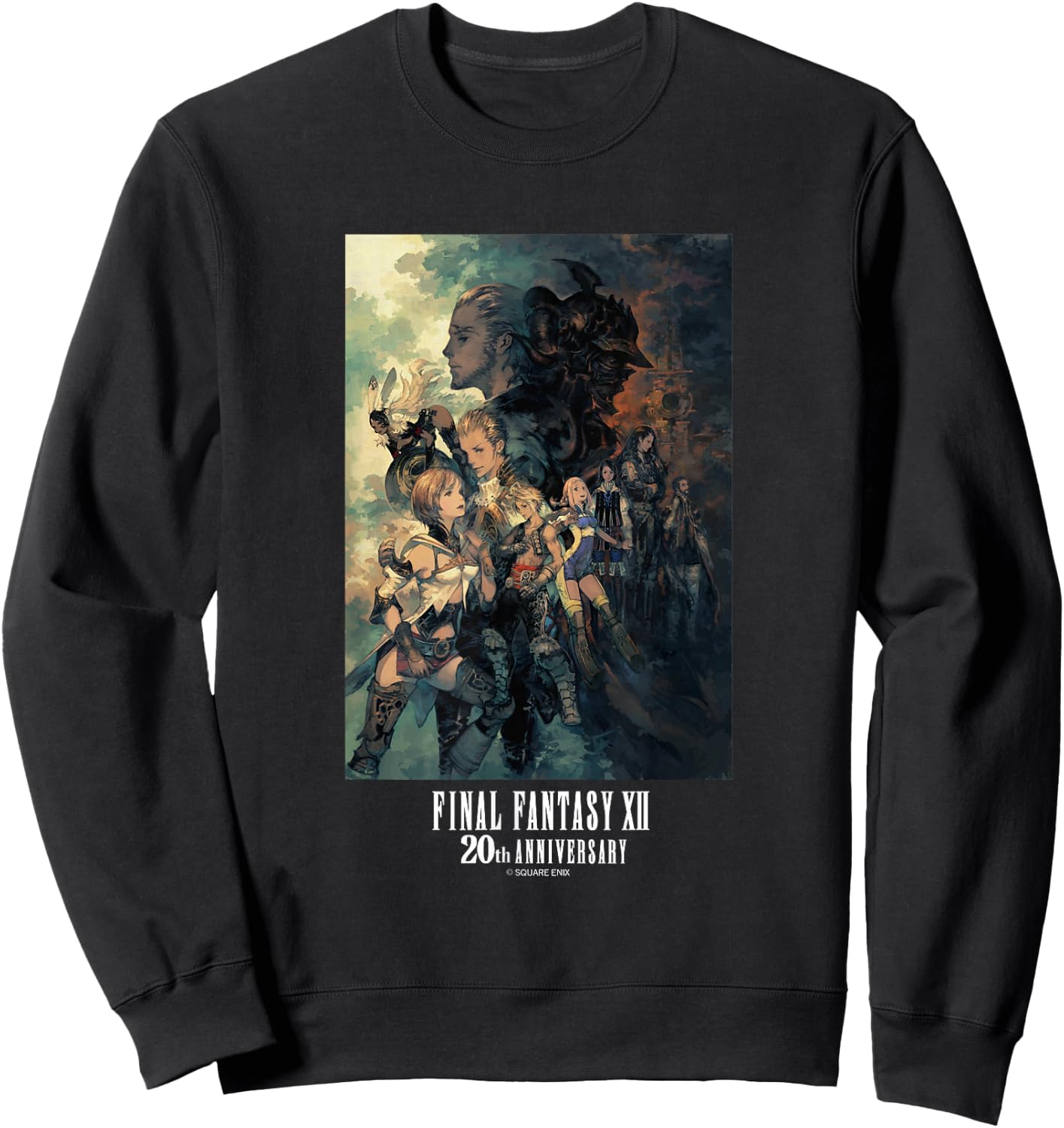 FINAL Fantasy Annivasary Collection FFXII TZA Package Art 2 Sweatshirt - Sweatshirt | Black