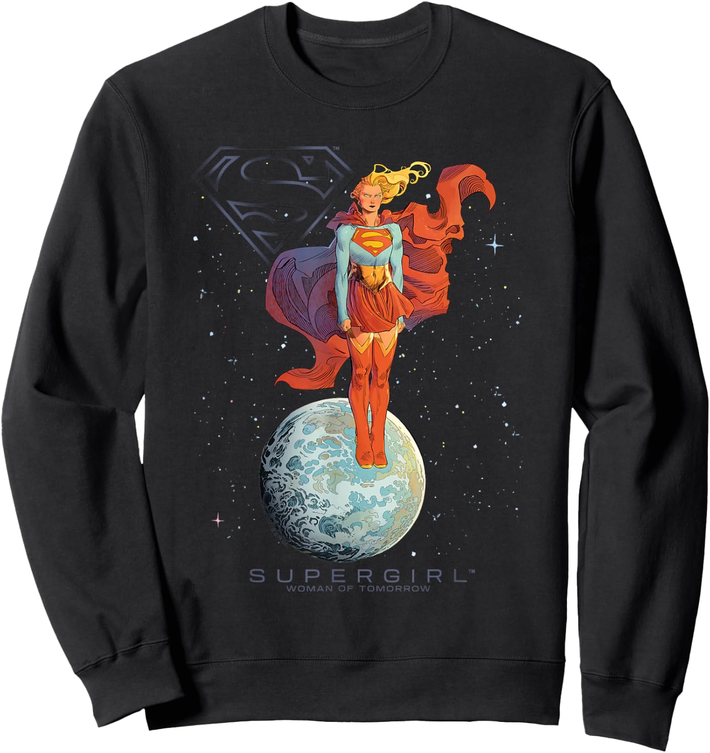 Supergirl Galactic Woman of Tomorrow Sweatshirt - Sweatshirt | Black
