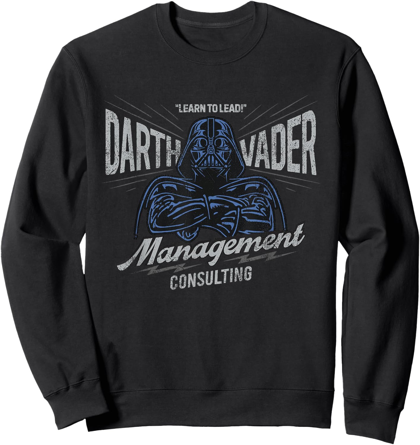 Star Wars Darth Vader Management Consulting Vintage Sweatshirt - Sweatshirt | Black
