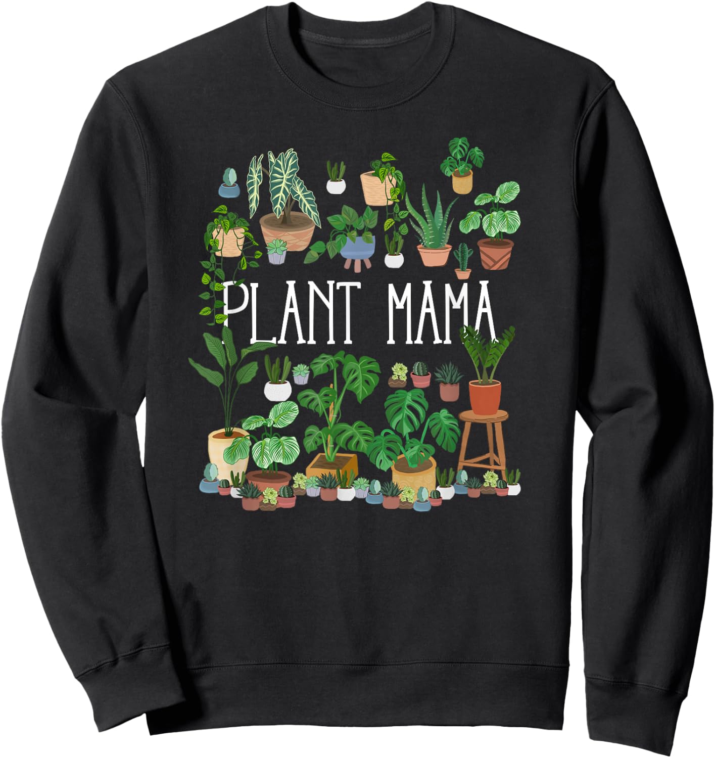 Plant Mama Sweatshirt - Sweatshirt | Black