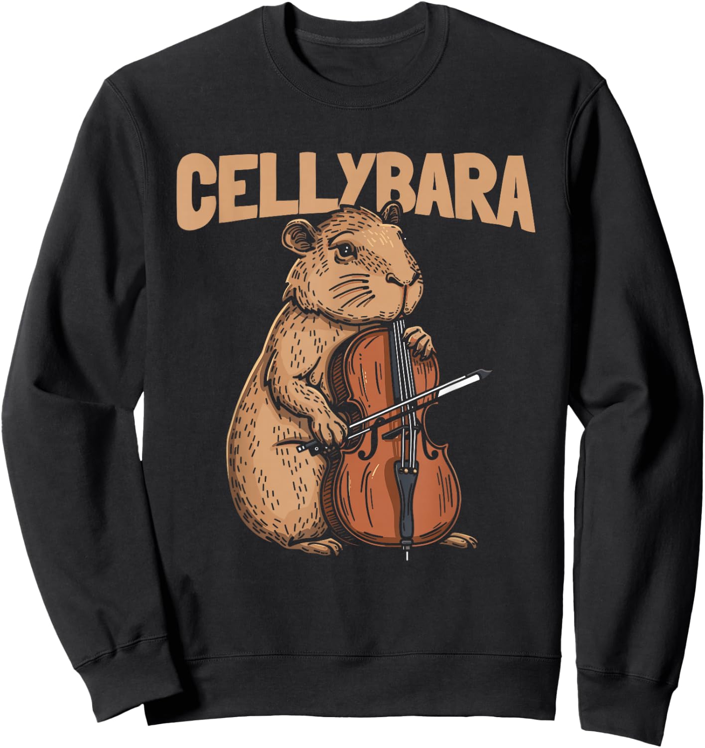 Cellist String Instrument - Violoncello Cello Player Cello Sweatshirt - Sweatshirt | Black