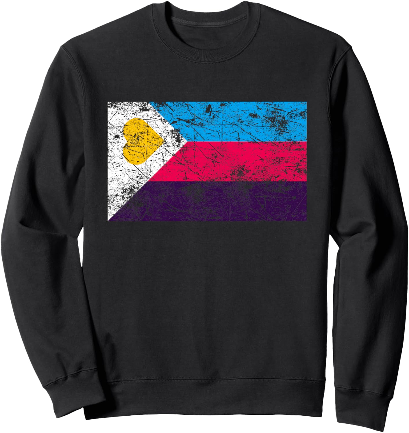 Polyamorie-Flagge Premium Sweatshirt - Sweatshirt | Black