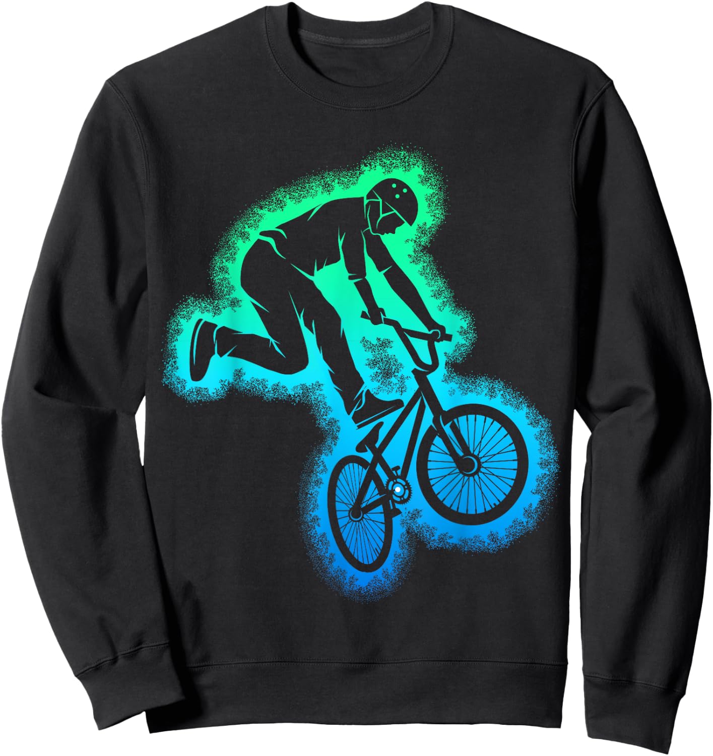 BMX Bike Bicycle Kids Boys Sweatshirt - Sweatshirt | Black