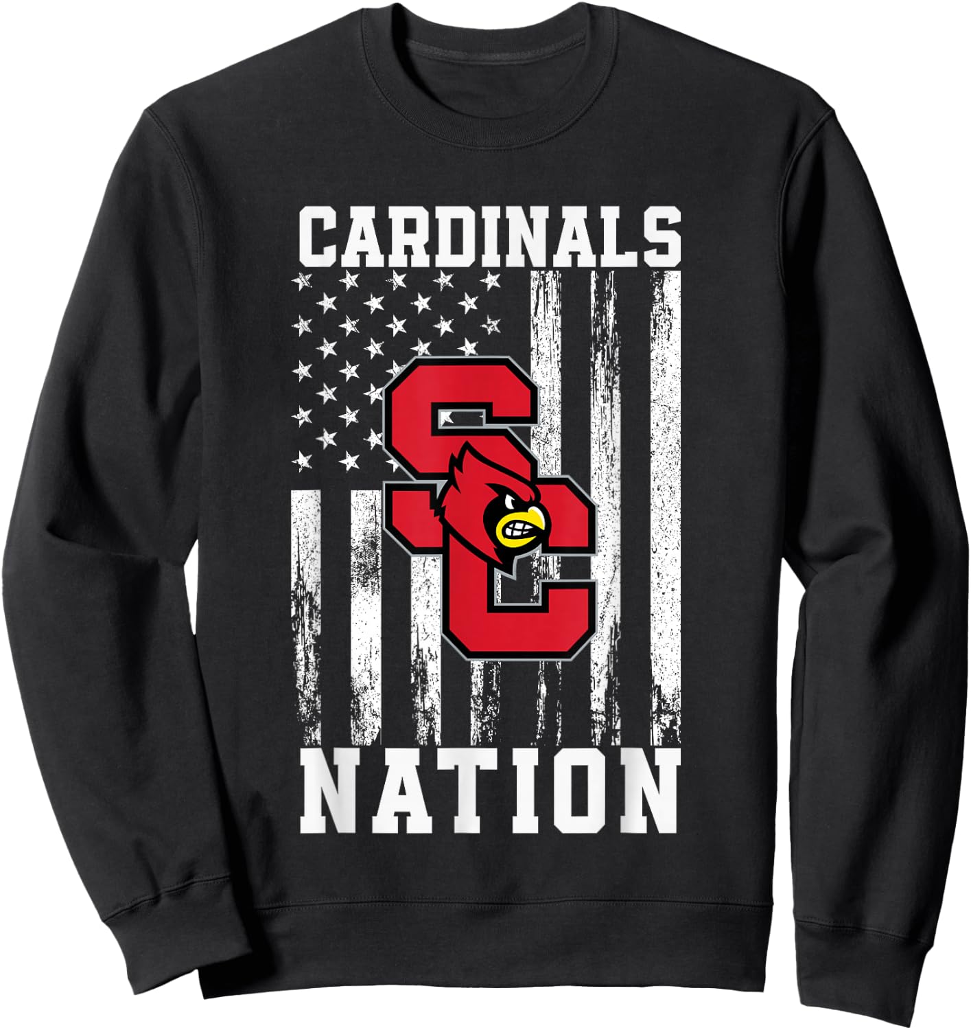 Scott County Cardinals Logo Nation HS Sweatshirt - Sweatshirt | Black