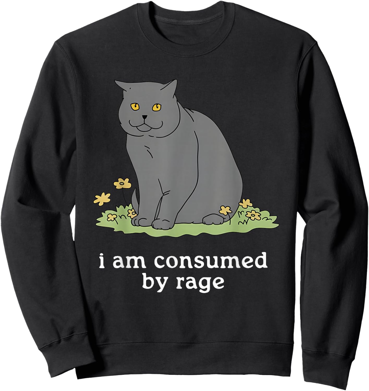 Consumed By Rage I Am Consumed by Rage Sweatshirt - Sweatshirt | Black
