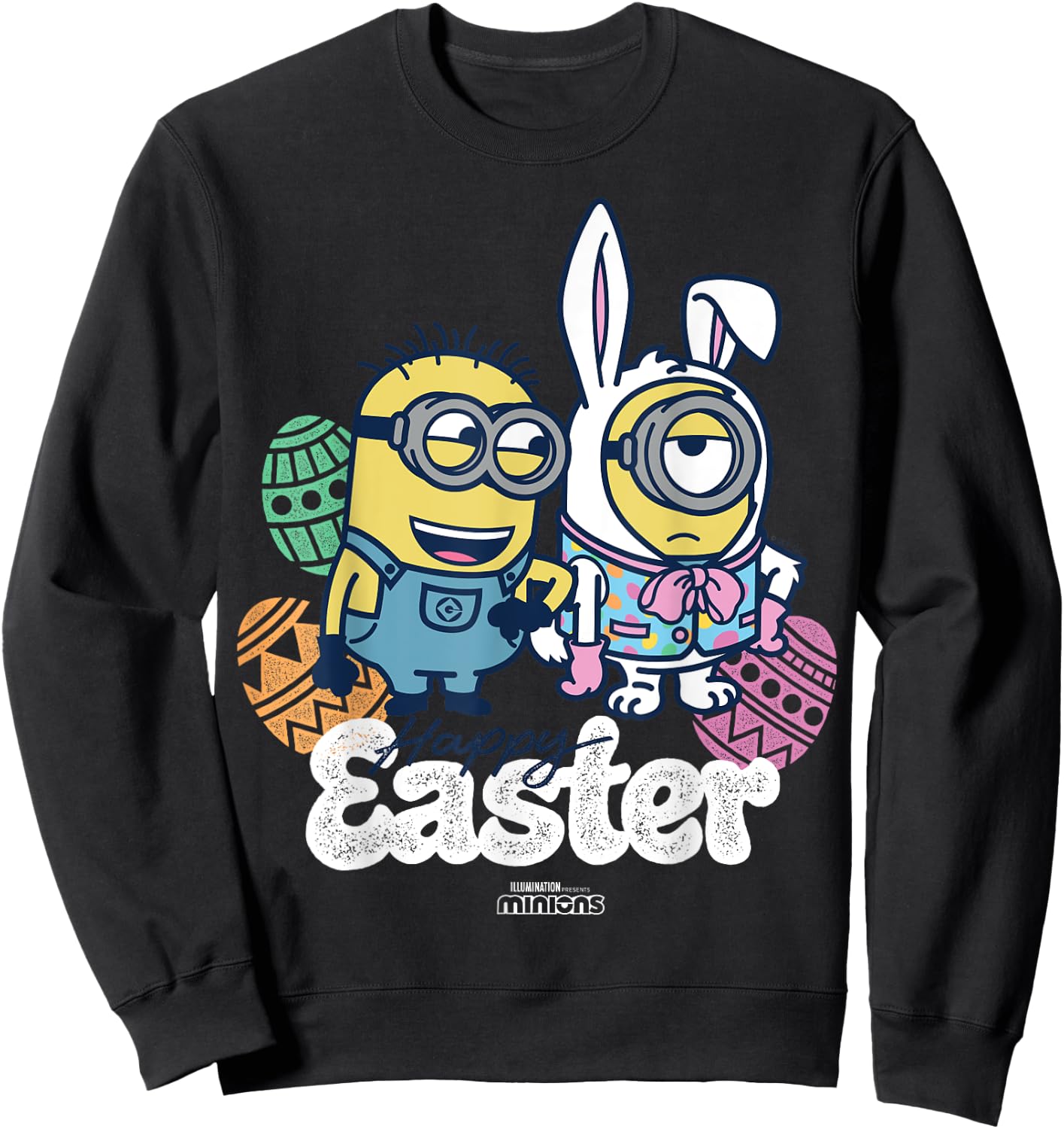 Minions Happy Easter Sweatshirt - Sweatshirt | Black