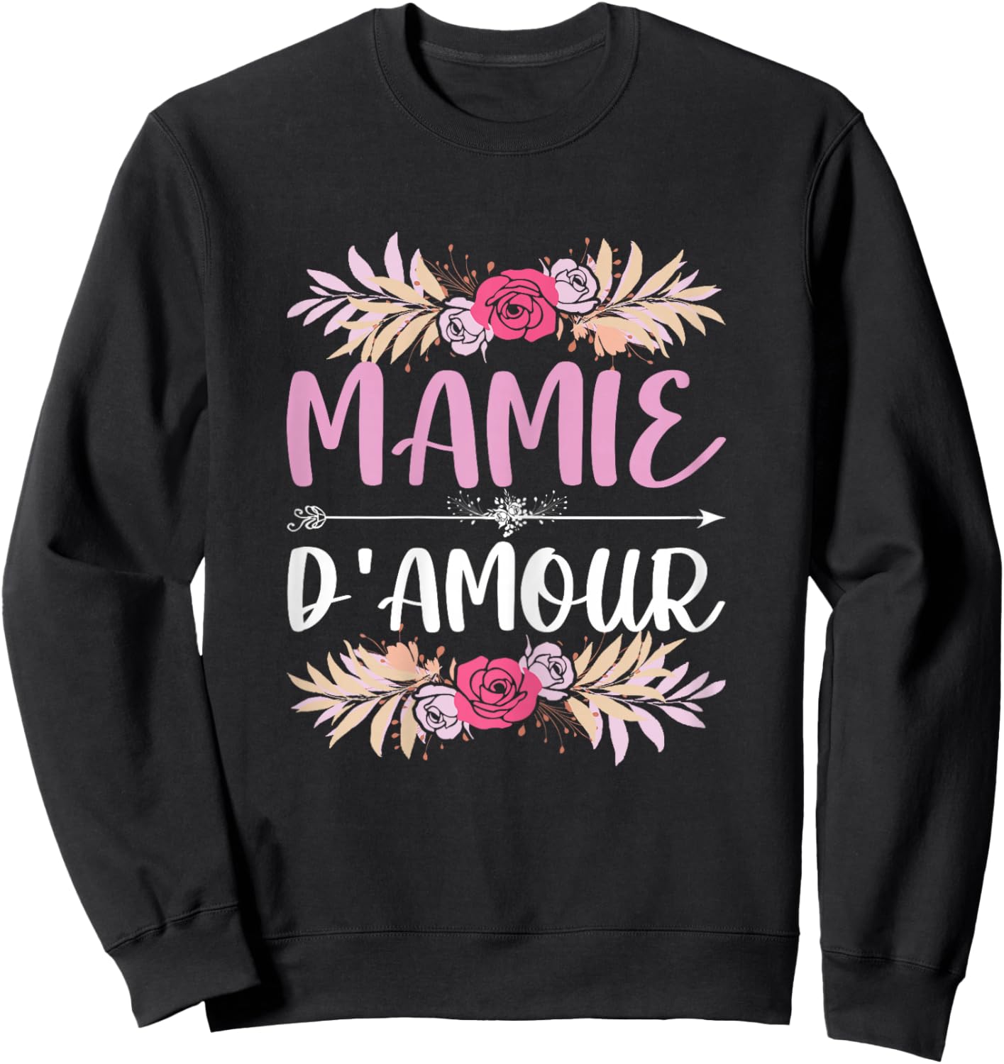 Granny Of Love Grandma Day , Black, Female X-Small Sweatshirt - Sweatshirt | Black