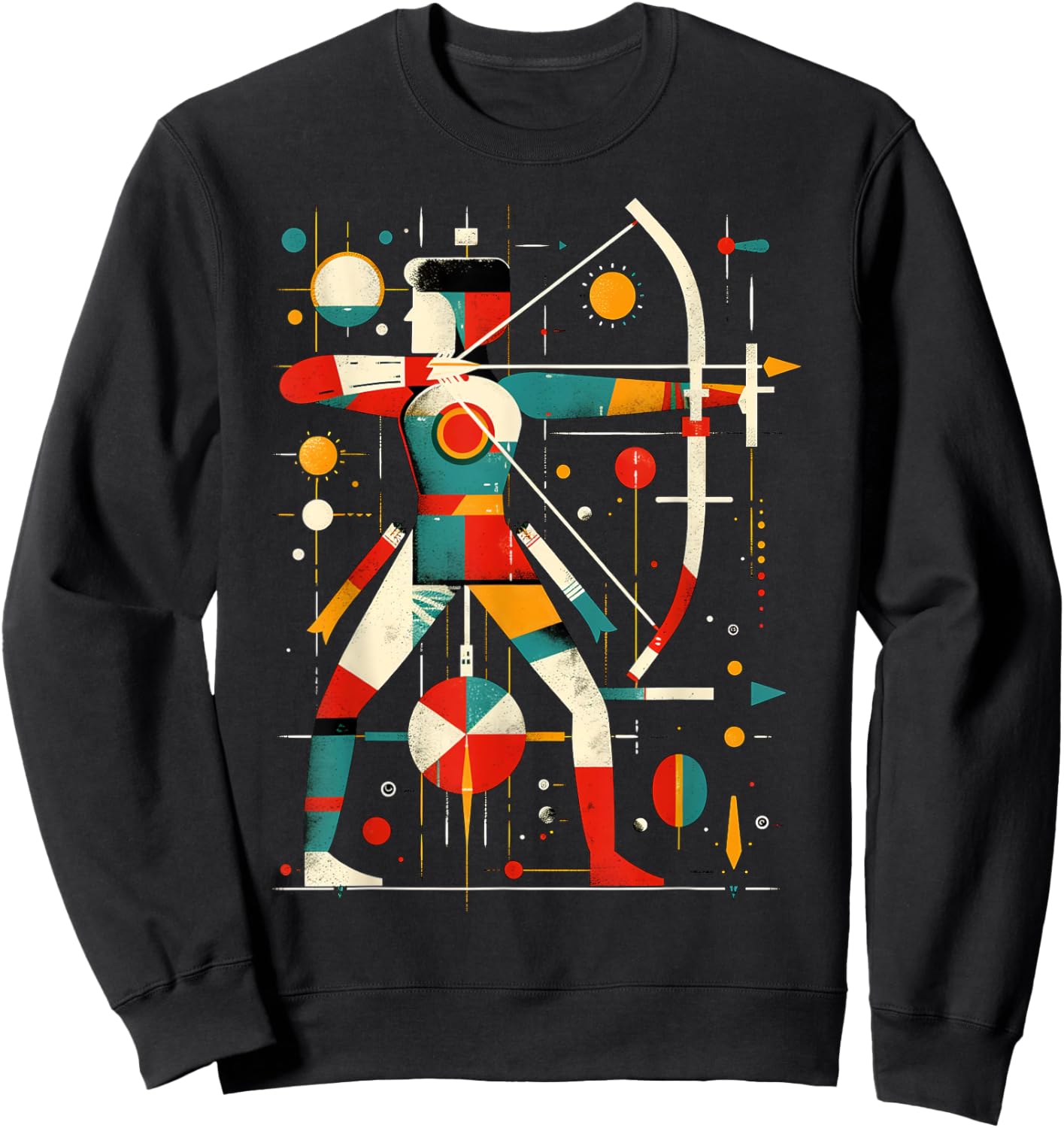 Aesthetic Archer on Sports Archery , Black, S Sweatshirt - Sweatshirt | Black