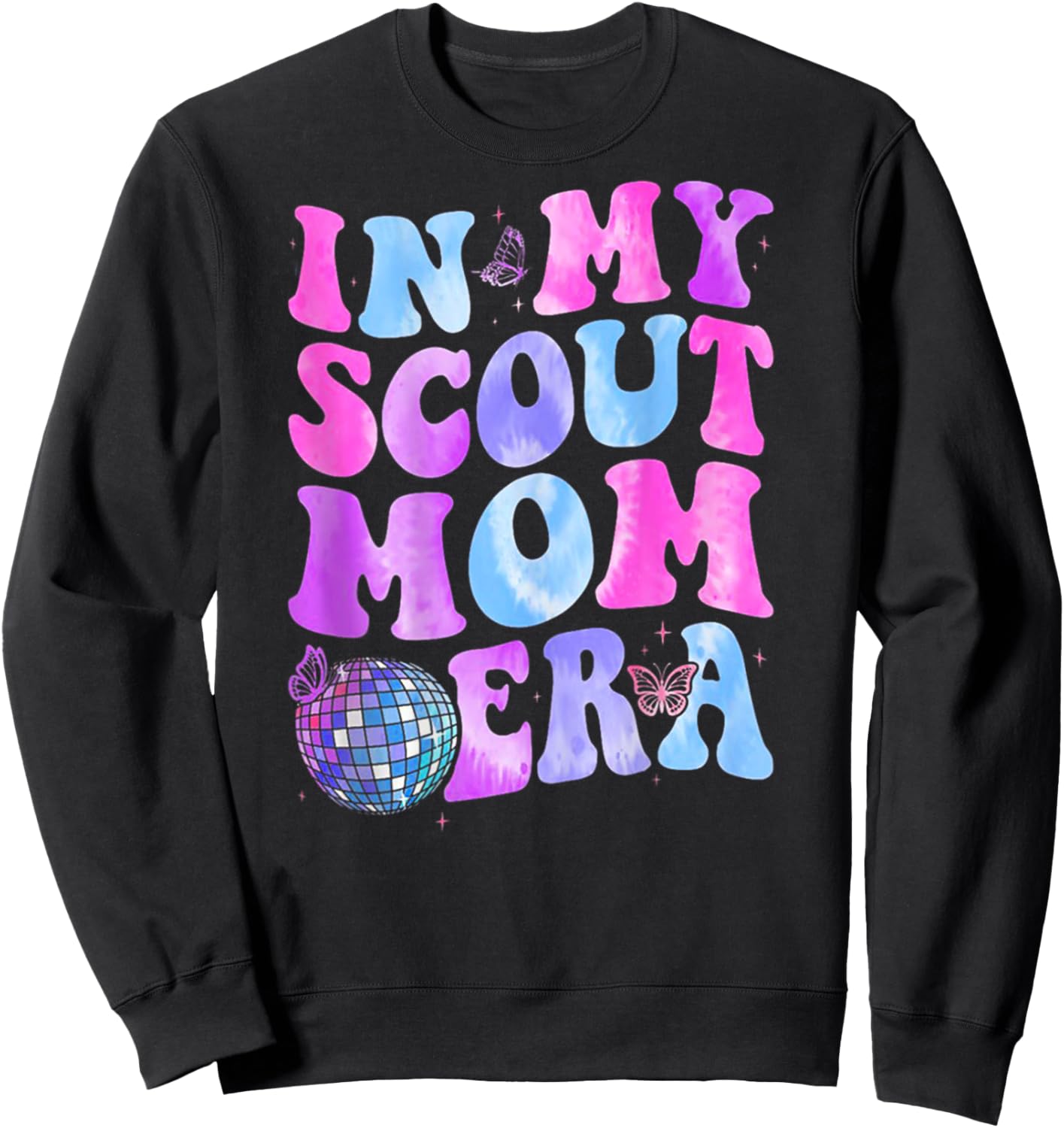 In My Scout Mom Era Mother's Day (on back) Sweatshirt - Sweatshirt | Black