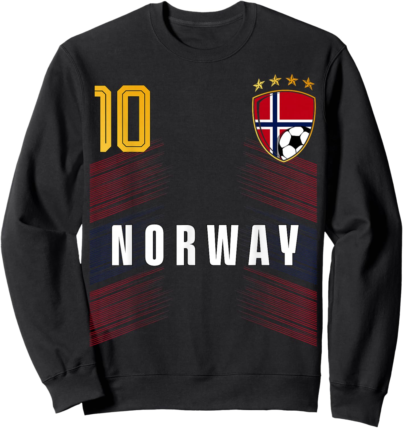 Norway Flag Norwegian Pride Lovers Sweatshirt - Sweatshirt | Black