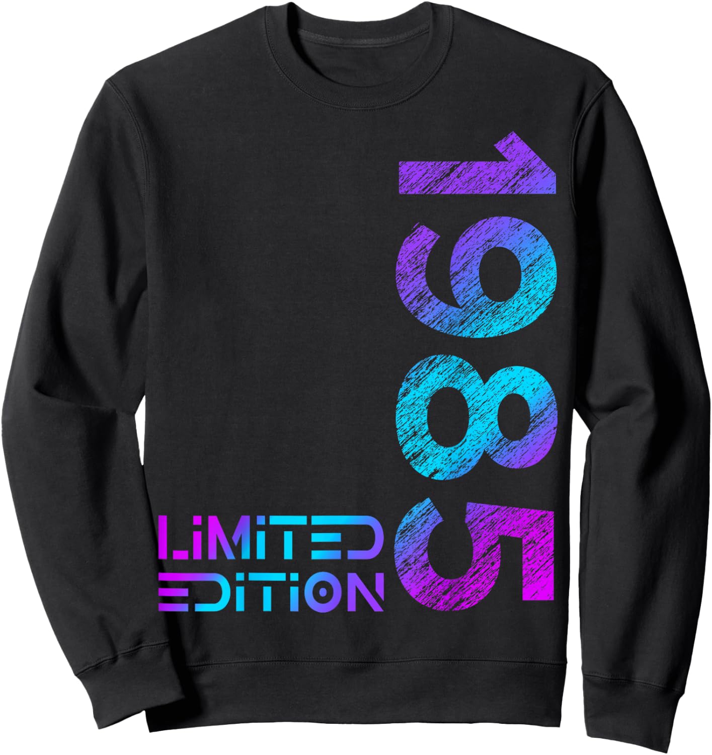 39th Birthday Limited Edition Vintage 1985 Man Woman , black Sweatshirt - Sweatshirt | Black