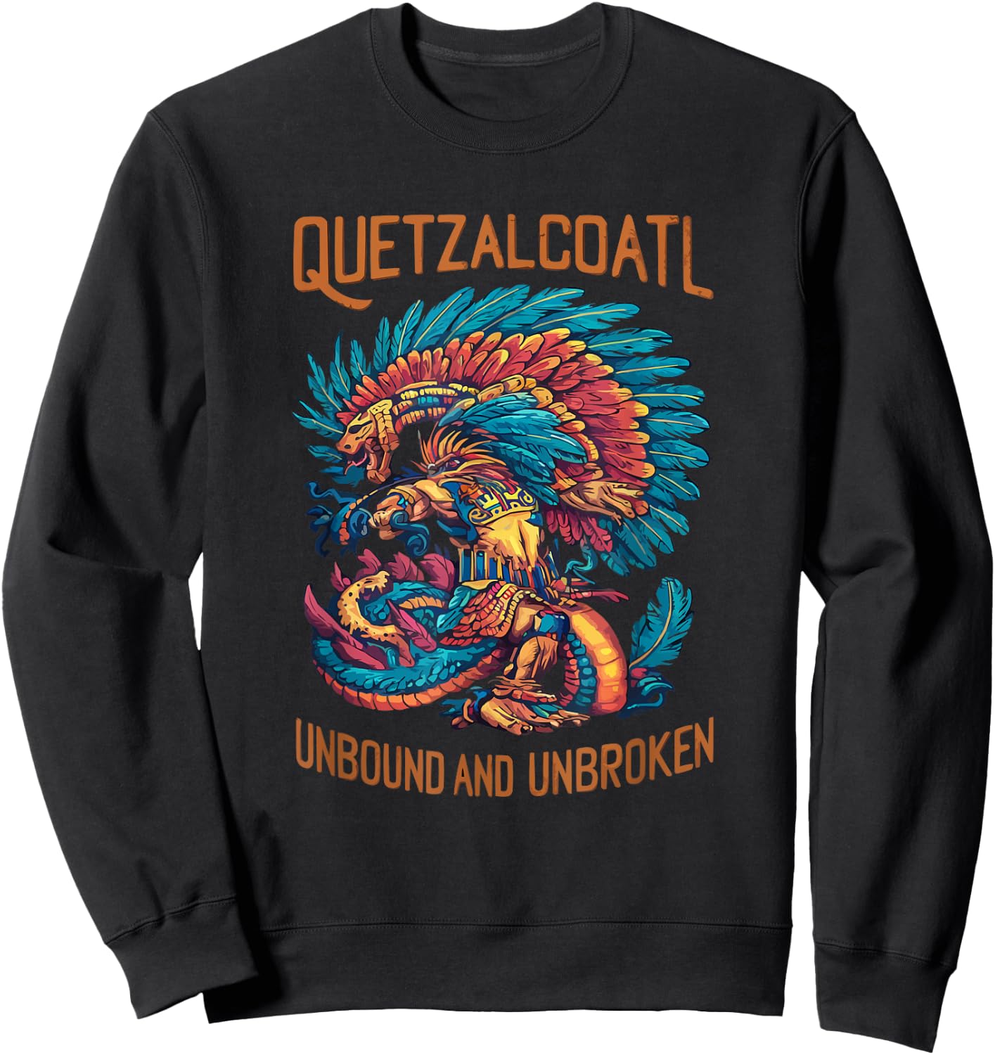 Aztec God Aztec Culture Mayan Indigenous Quetzalcoatl Sweatshirt - Sweatshirt | Black