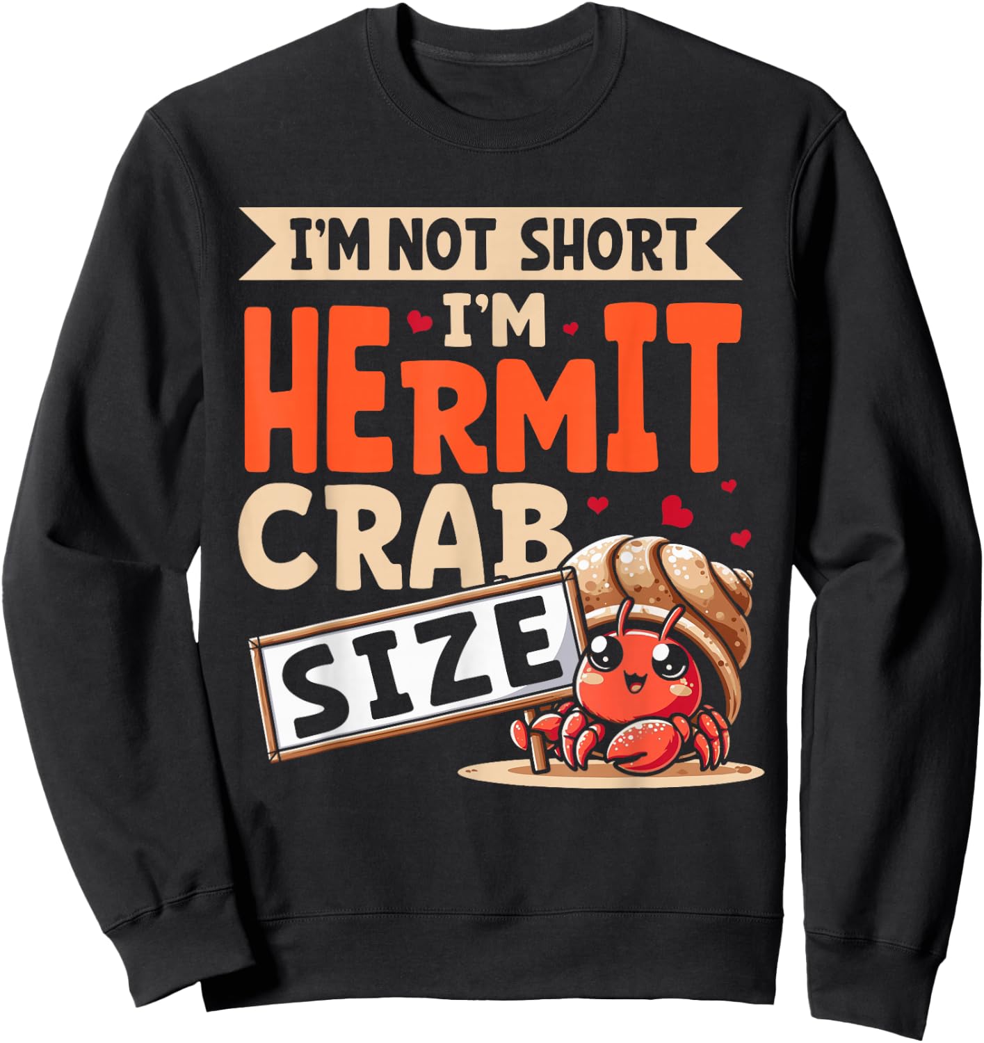 Hermit Crab Sweatshirt - Sweatshirt | Black