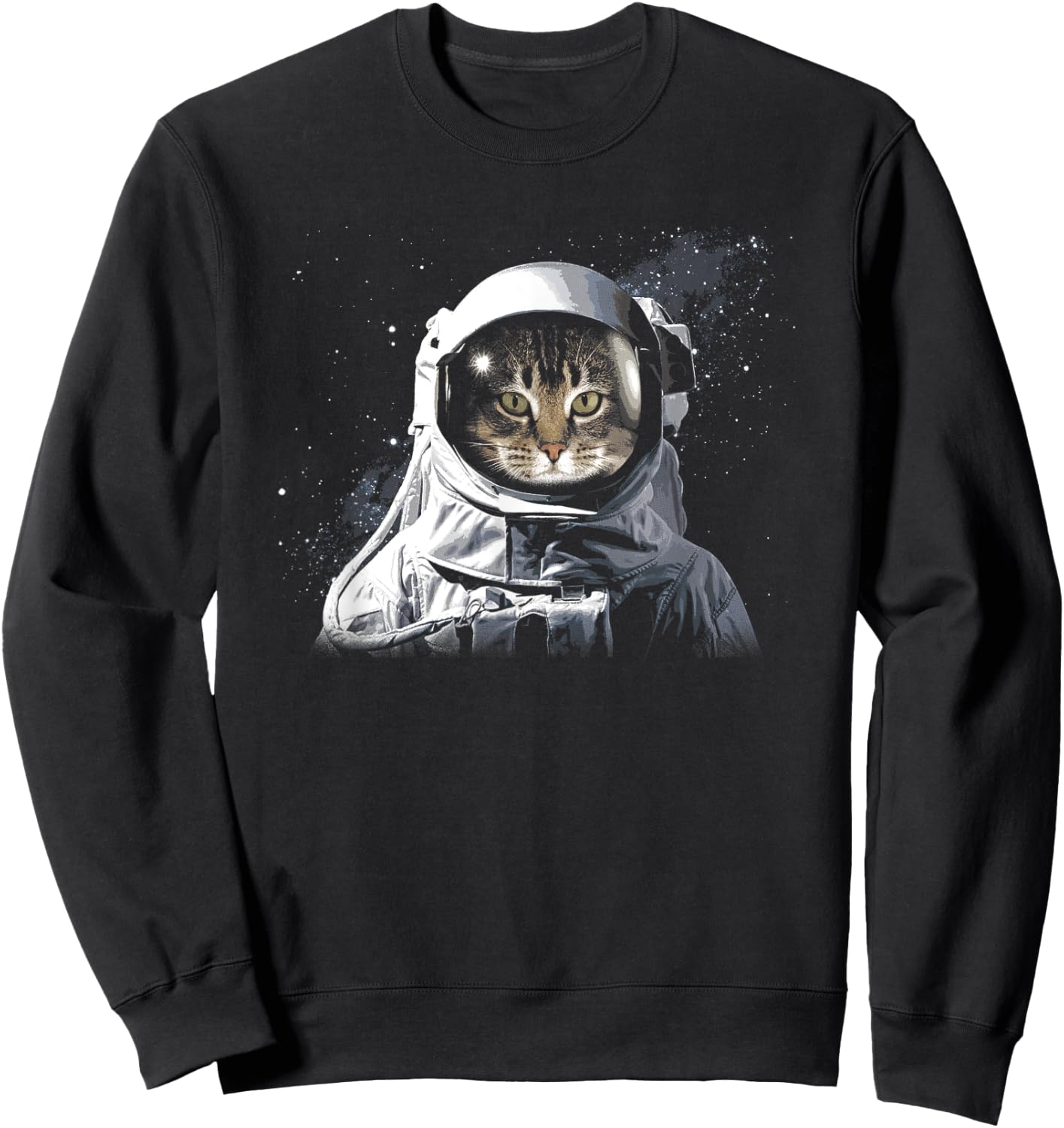 Catronaut Cat Astronaut Deep In Space Cosmic Gift Women Kids Sweatshirt - Sweatshirt | Black