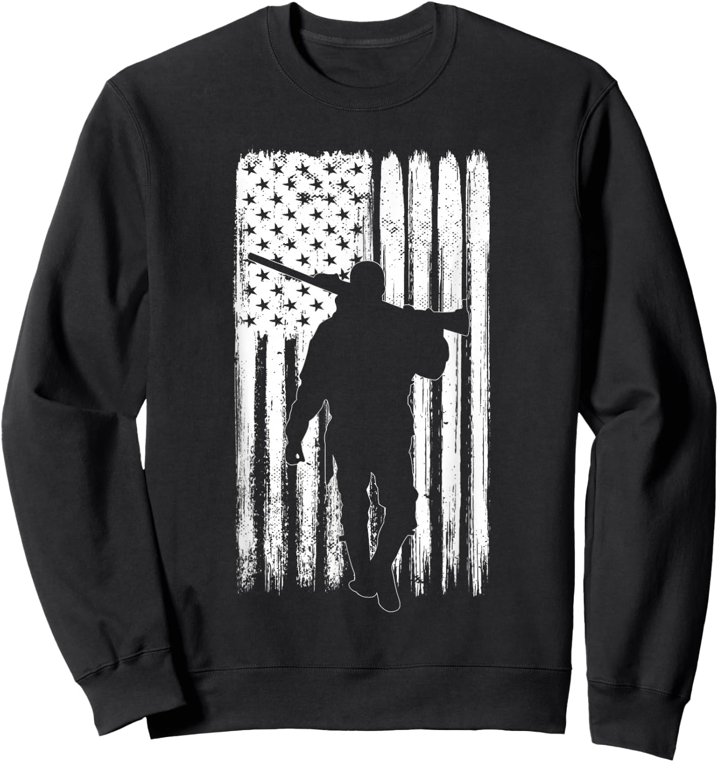 Funny Retired Hunter Saying - American Deer Hunting Sweatshirt - Sweatshirt | Black