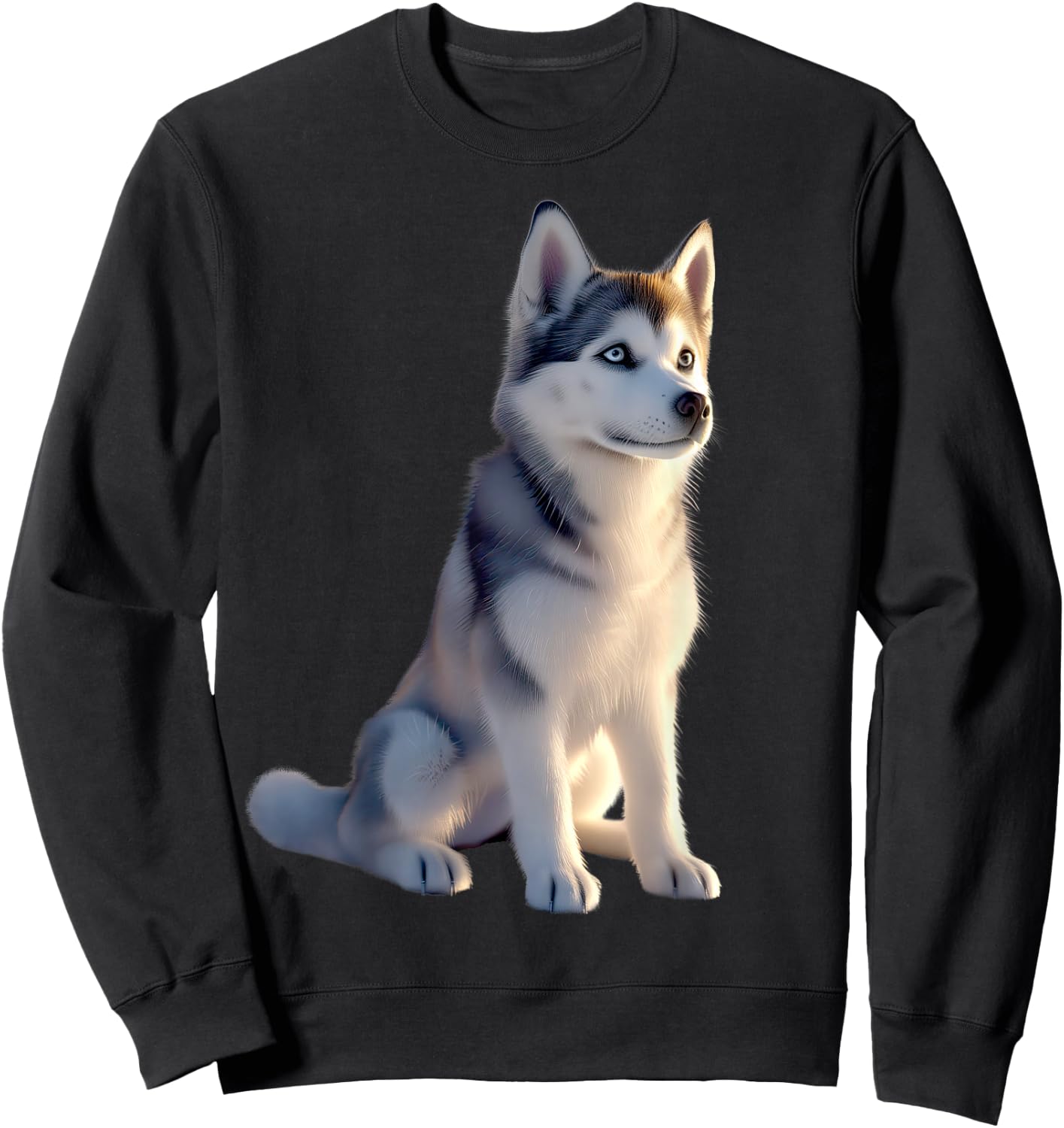 Husky Dog Lover Dog I Love Siberian Huskys , black Sweatshirt - Sweatshirt | Black
