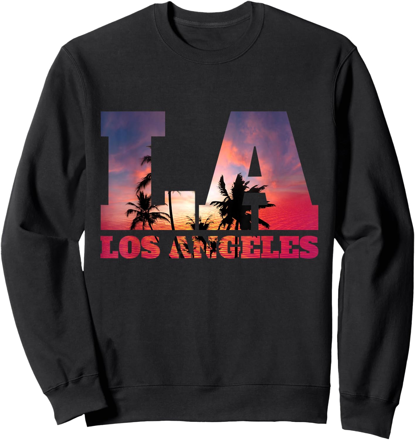 Los Angeles LA California Gift Sweatshirt - Sweatshirt | Black