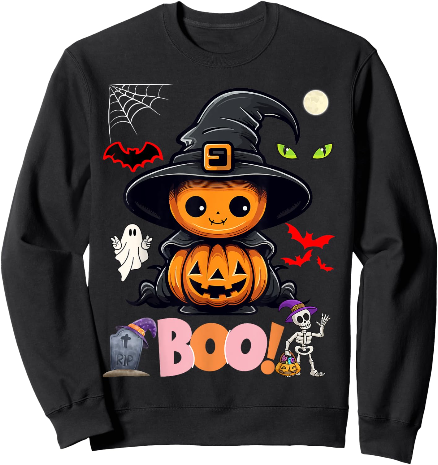 Halloween Sweatshirt - Sweatshirt | Black