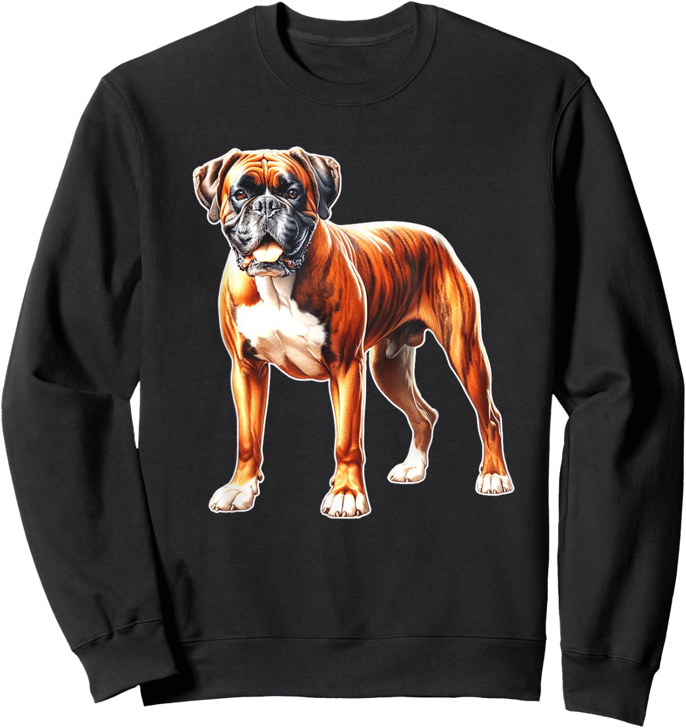 Boxer Bullmastiff Dog Sweatshirt - Sweatshirt | Black