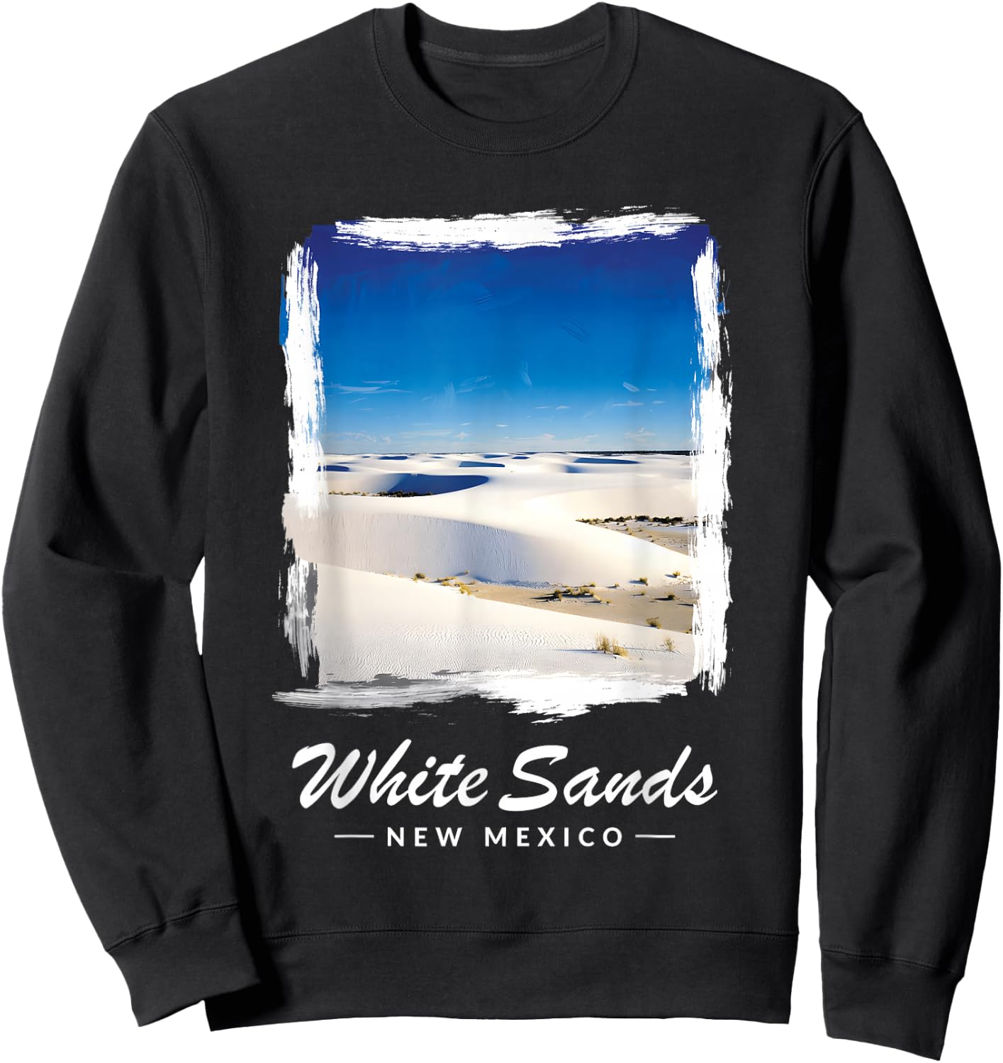 White Sands National Park New Mexico Sweatshirt - Sweatshirt | Black