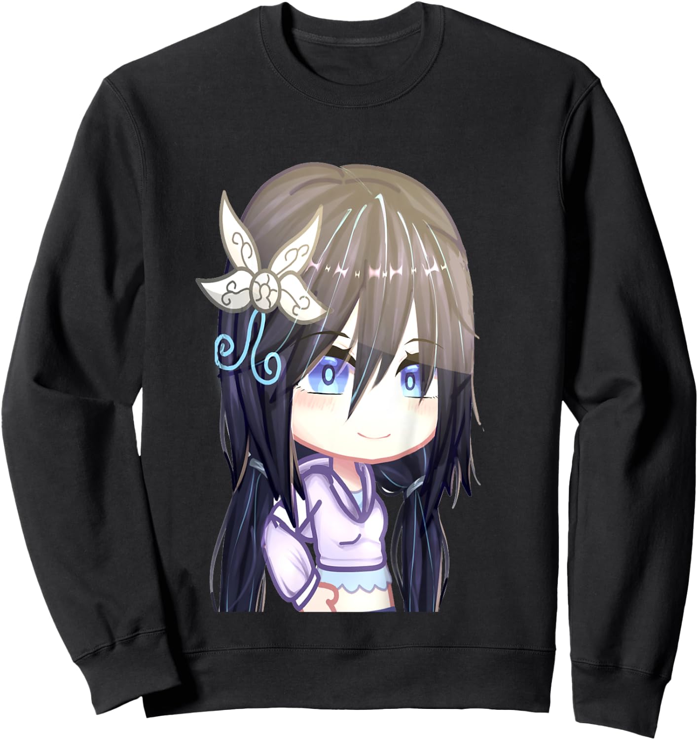 Gacha Life Clothes For Girls Gacha Life Merch For Girls Sweatshirt - Sweatshirt | Black