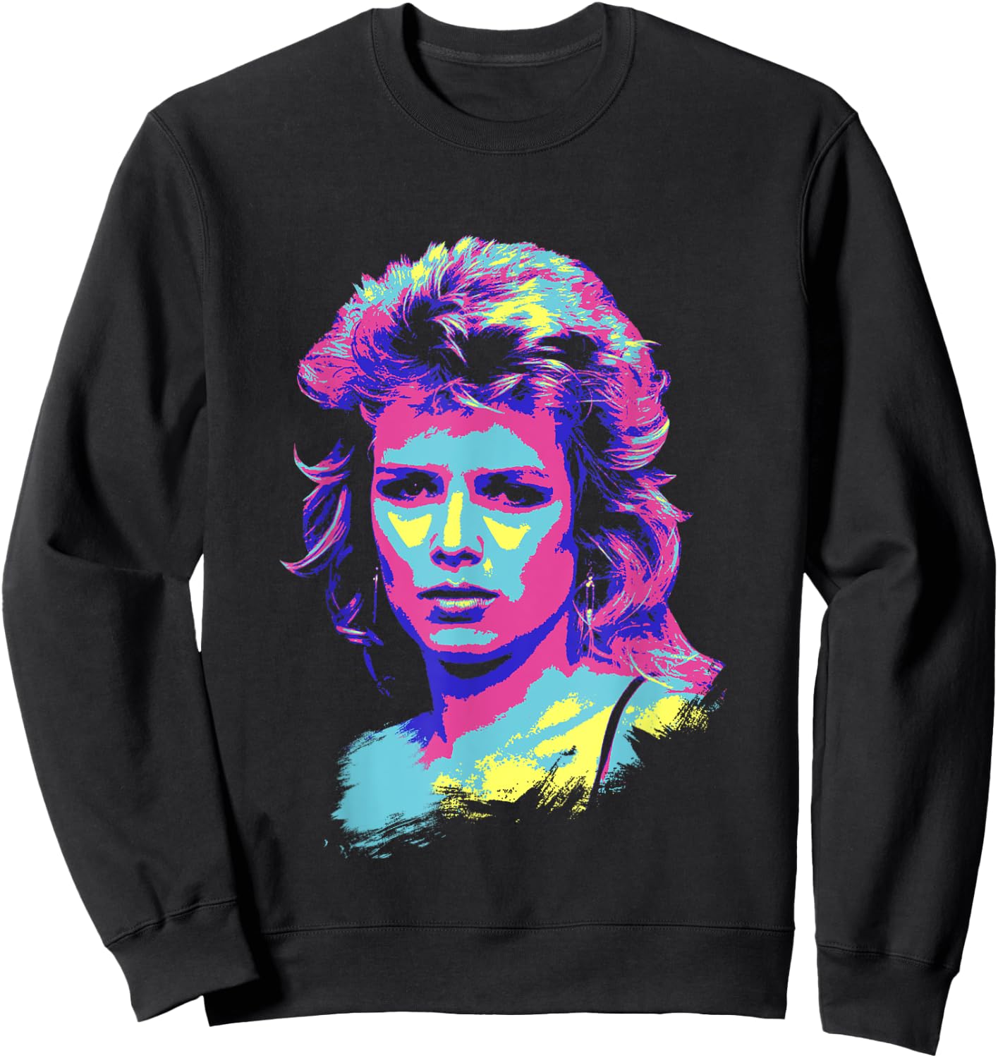 TV Times Kim Wilde 80er Jahre Pop Sänger Pop Art stilisiert Sweatshirt - Sweatshirt | Black