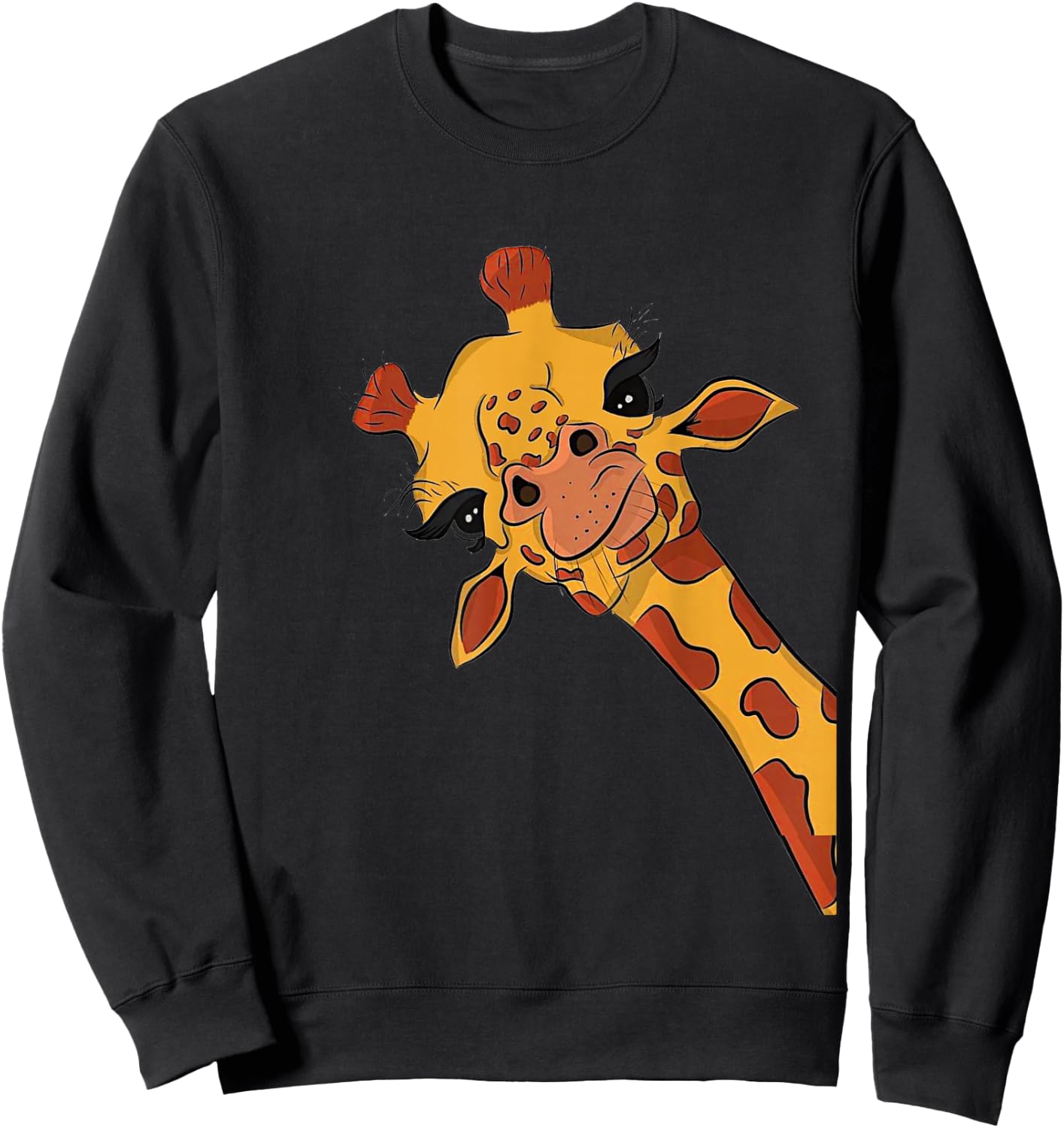 Giraffe Shirt , Giraffe for Boys, Giraffe for Sweatshirt - Sweatshirt | Black