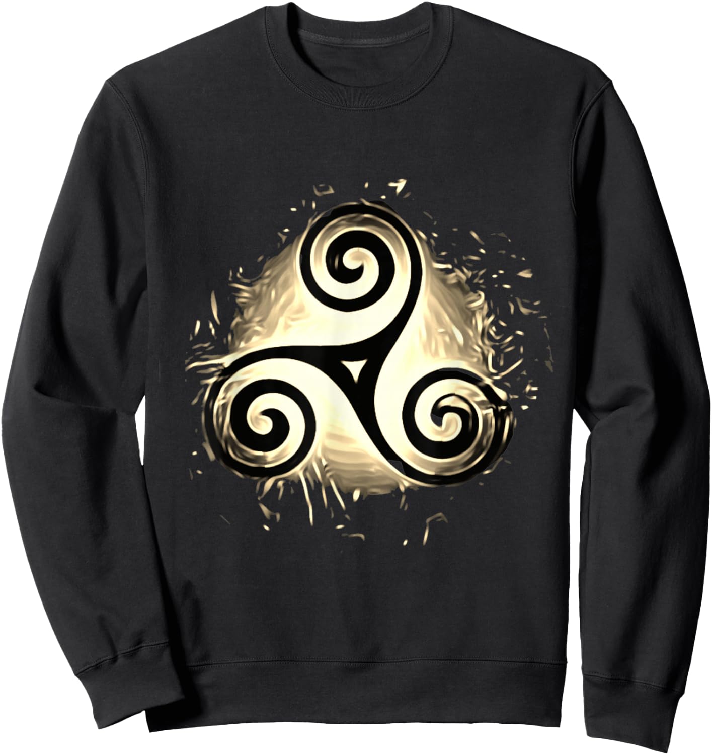 Triskel Triquetra Rune Celtic Protective , Black, S Sweatshirt - Sweatshirt | Black