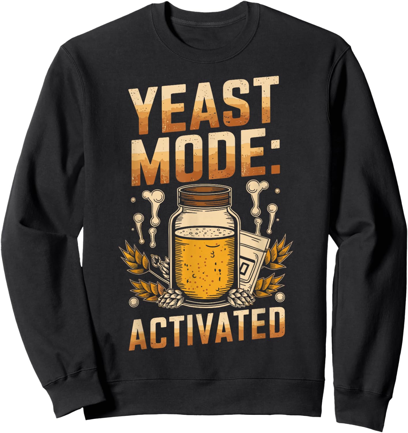 Vintage Baking Funny Brewer Humor Sweatshirt - Sweatshirt | Black