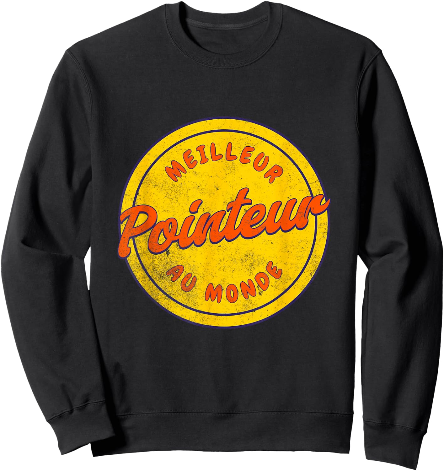 Humour Pétanque Idée-cadeau Pointeur Joueur de Pétanque Sweatshirt - Sweatshirt | Black