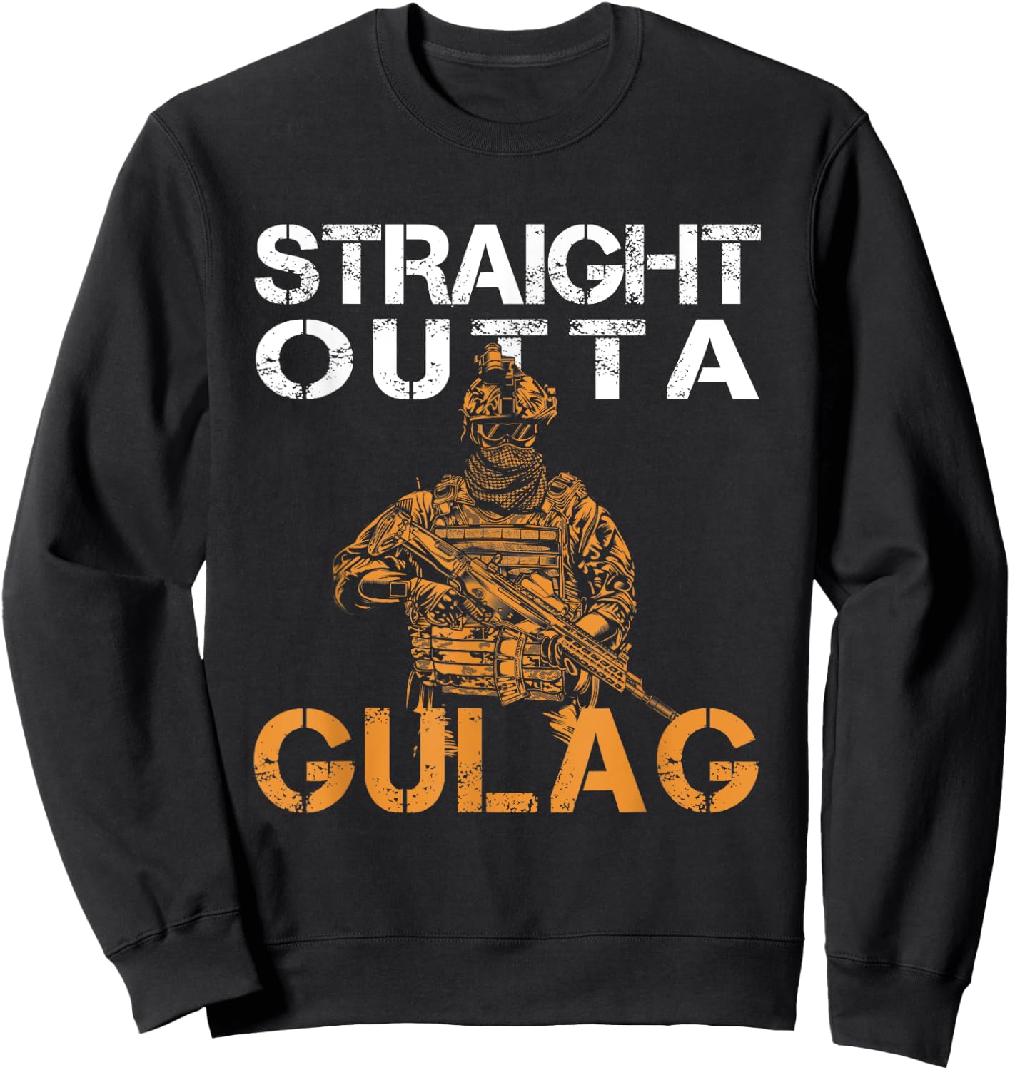 Warzone Verdansk, Straight Outta Gulag Sweatshirt - Sweatshirt | Black
