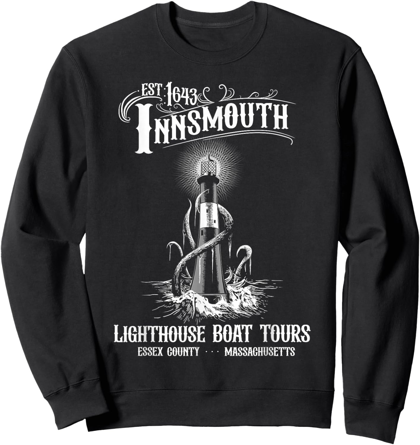 Cosmic horror Innsmouth Sweatshirt - Sweatshirt | Black