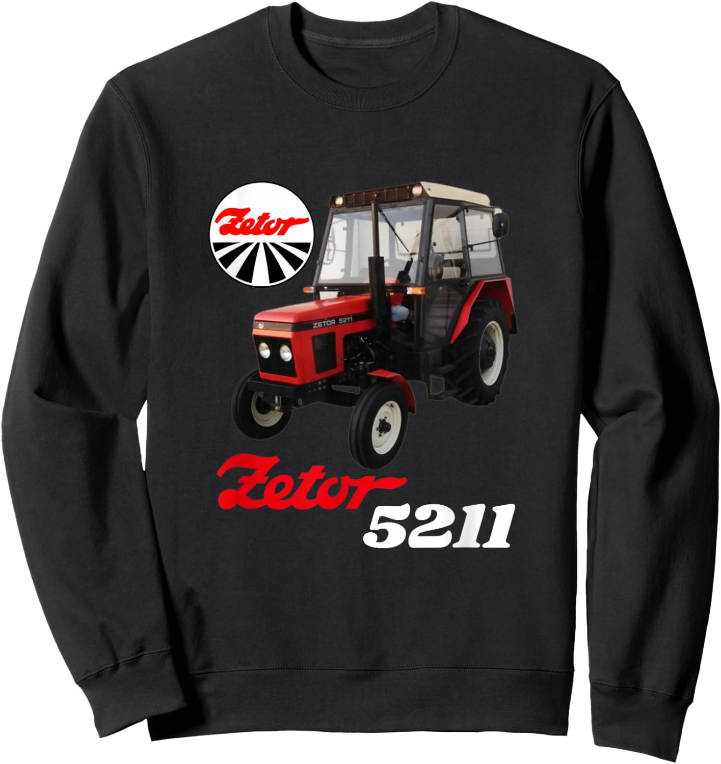 Zetor 5211 ZTS Tractor , Black, S Sweatshirt - Sweatshirt | Black