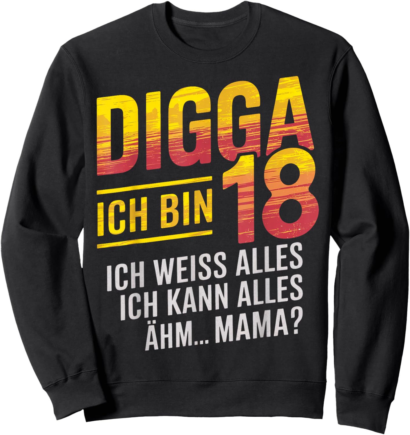 18th Birthday Boy Girl 18 Years 2006 Funny Gift , black Sweatshirt - Sweatshirt | Black