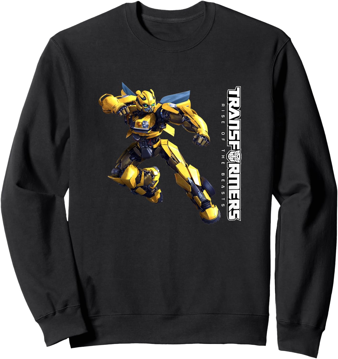 Transformers: Rise of the Beasts Bumblebee Children's Full Body , gray Sweatshirt - Sweatshirt | Black