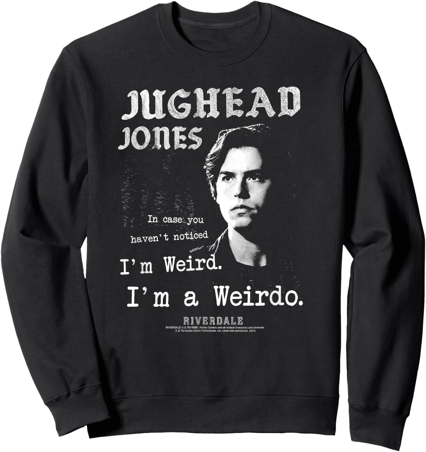 Riverdale Weirdo Jughead Portrait Sweatshirt - Sweatshirt | Black