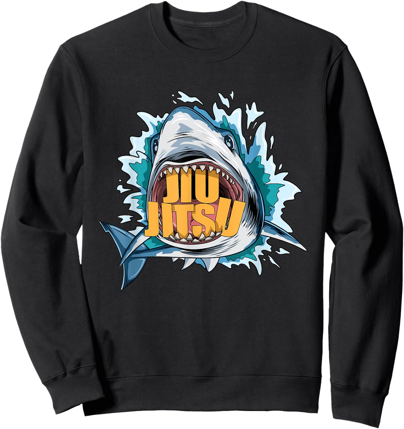 Jiu Jitsu Shark Sweatshirt - Sweatshirt | Black
