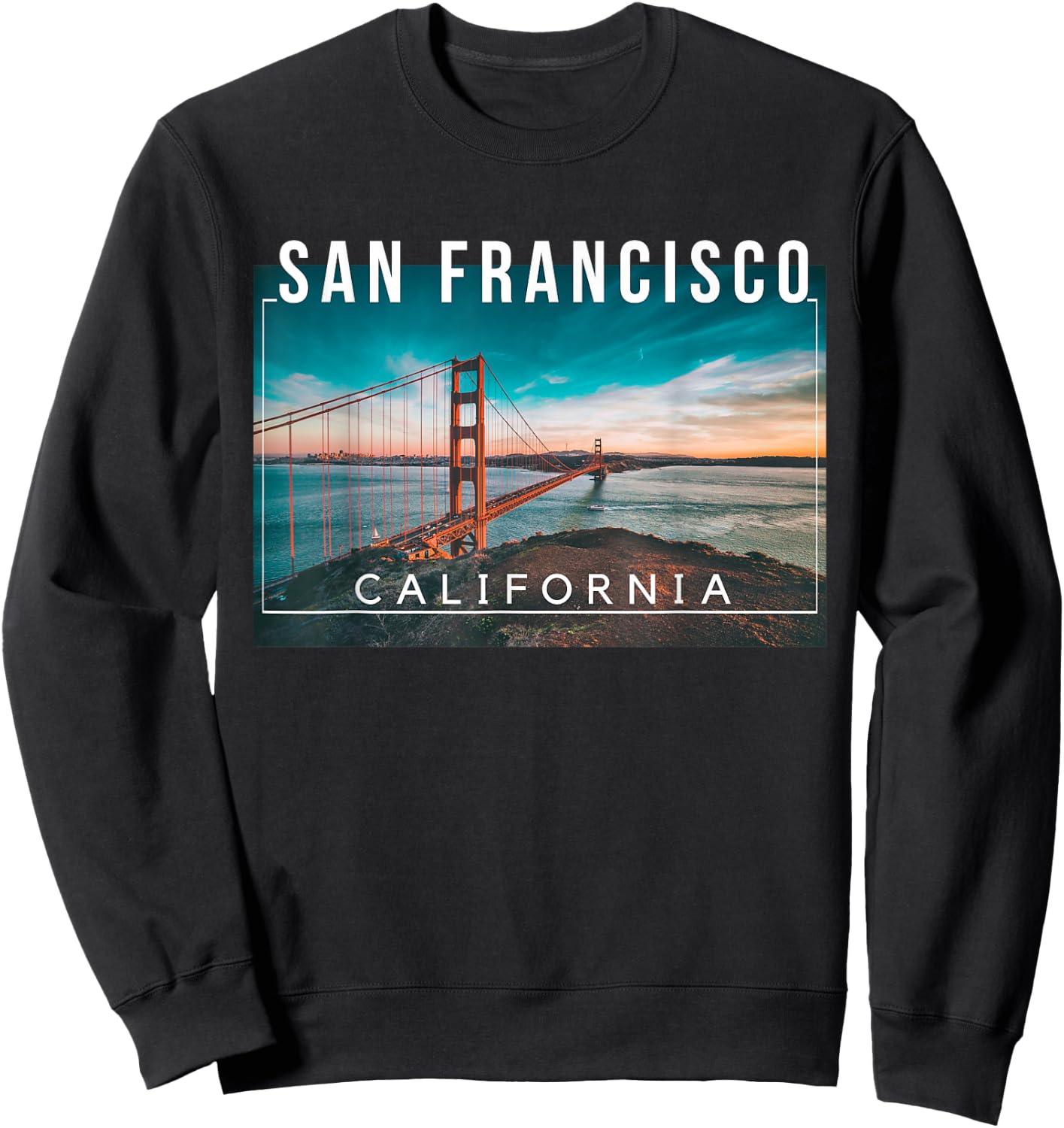 San Francisco California Golden Gate Frisco San Fran Sweatshirt - Sweatshirt | Black