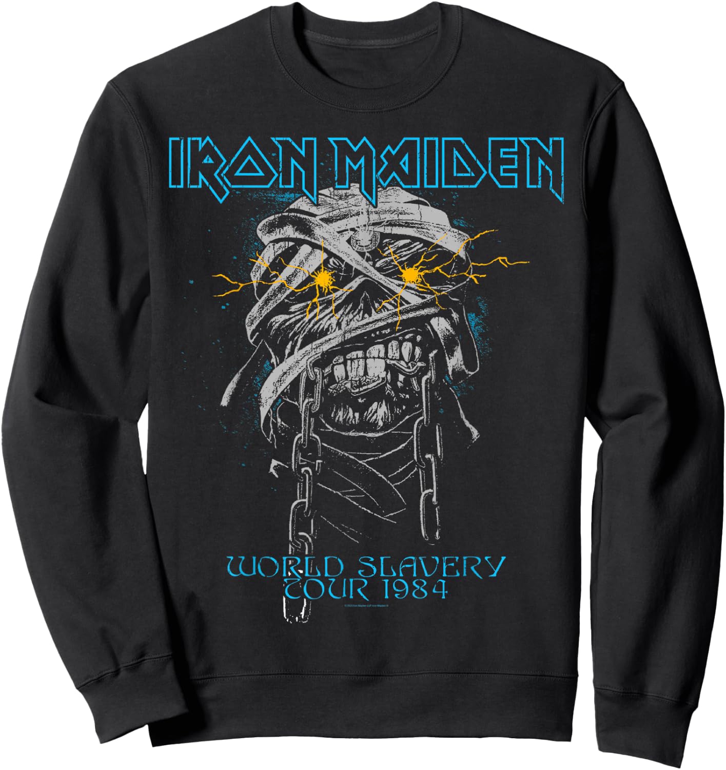Iron Maiden - Powerslave Head Mummy Black , Black, S Sweatshirt - Sweatshirt | Black