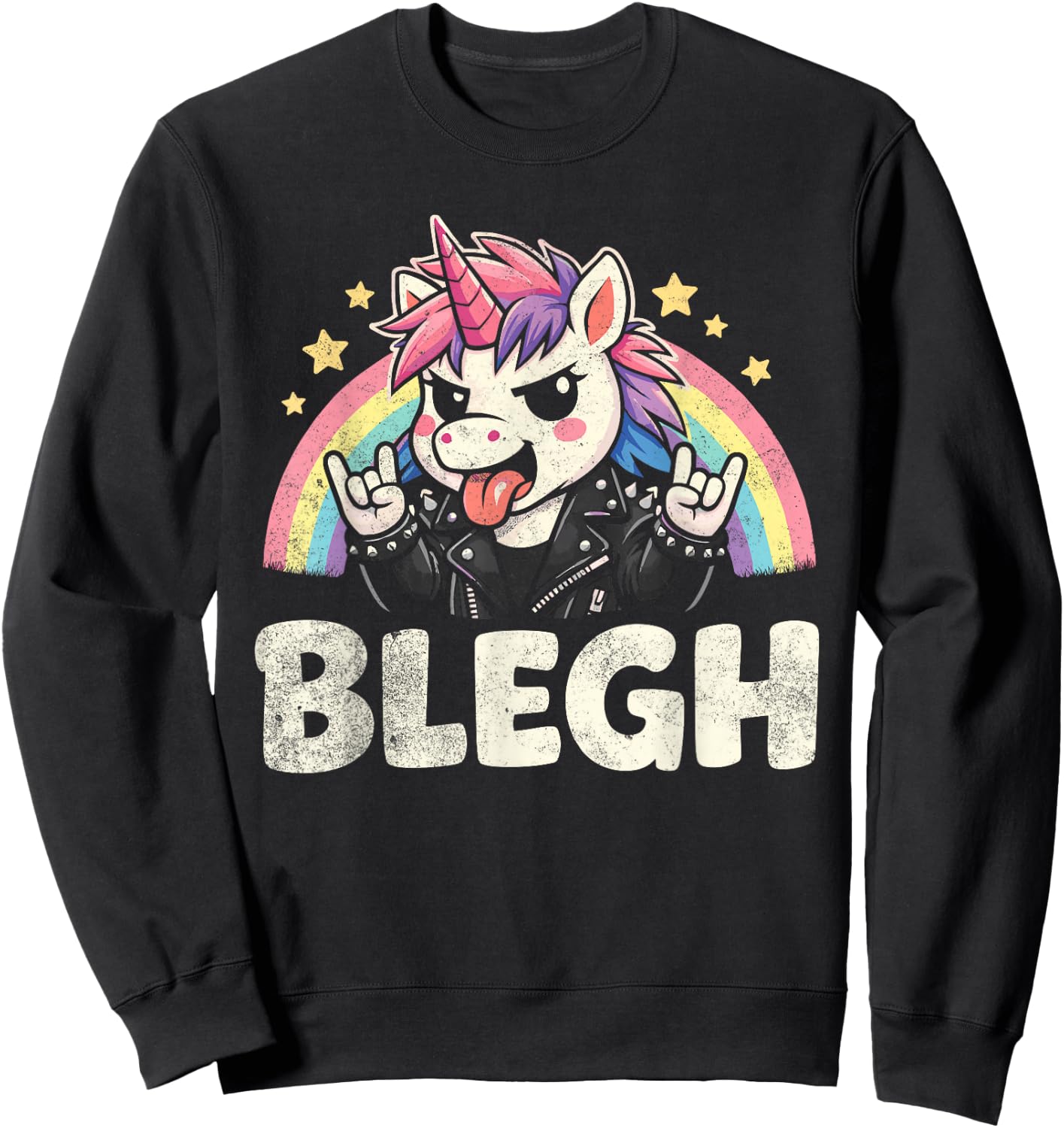 Blegh Sweatshirt - Sweatshirt | Black