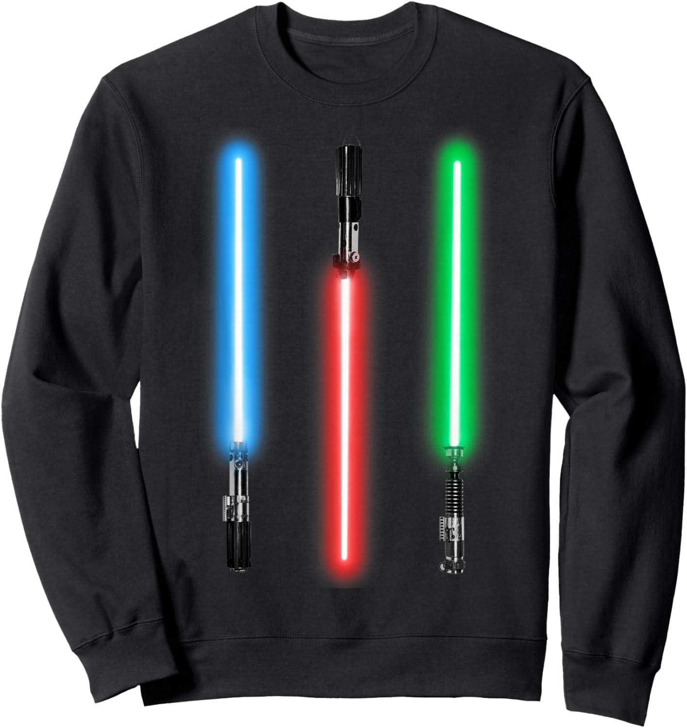 Star Wars Lightsaber Line-Up Photoreal Graphic Sweatshirt - Sweatshirt | Black