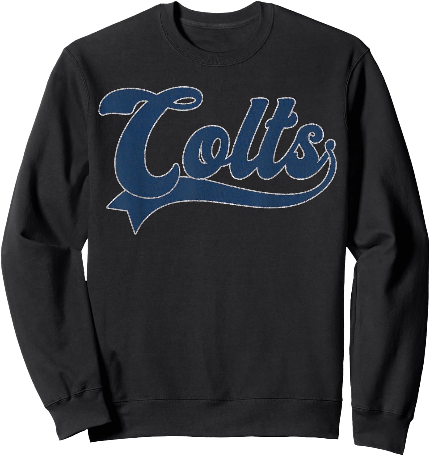 Colts Name Vintage Retro Gift Men Women Boy Girl Sweatshirt - Sweatshirt | Black