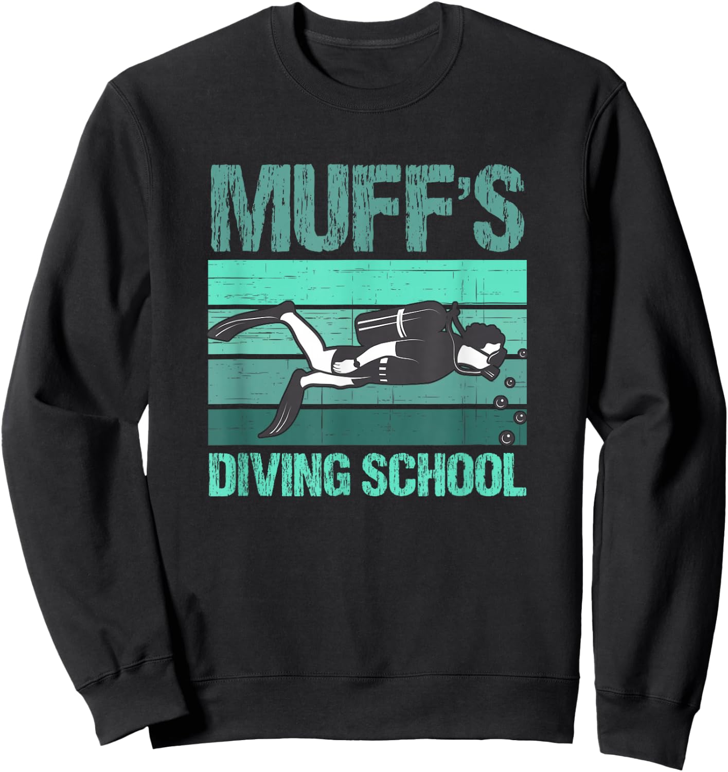 Muffs Diving School Sweatshirt - Sweatshirt | Black