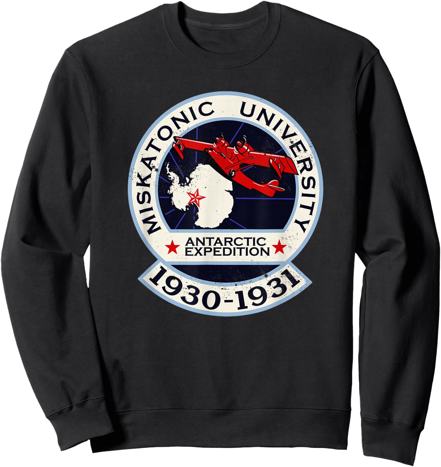 Miskatonic University Antarktic Expedition Sweatshirt - Sweatshirt | Black